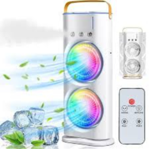 Double Ended Mist Spray Fan Rechargeable Imported Quality