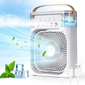 Humidifier Air Cooler Mist Fan 3 Speed 7 Color Imported