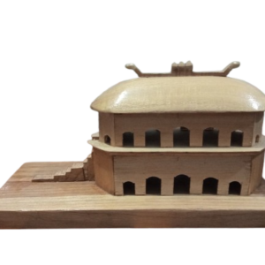 Wooden Rong Ghar Model – Handcrafted