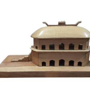 Wooden Rong Ghar Model – Handcrafted
