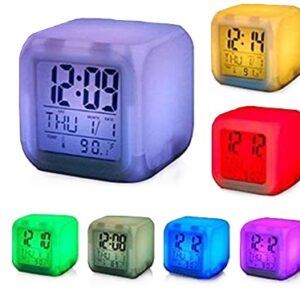 Color Change Digital Alarm Clock Pack of 1