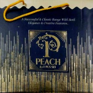 Peach Tray & Cup Set Pack of 1